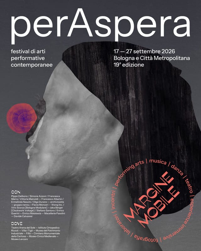 Peraspera festival bologna 2026: programma, orari e ingresso libero Peraspera festival bologna 2026, locandina margine mobile
