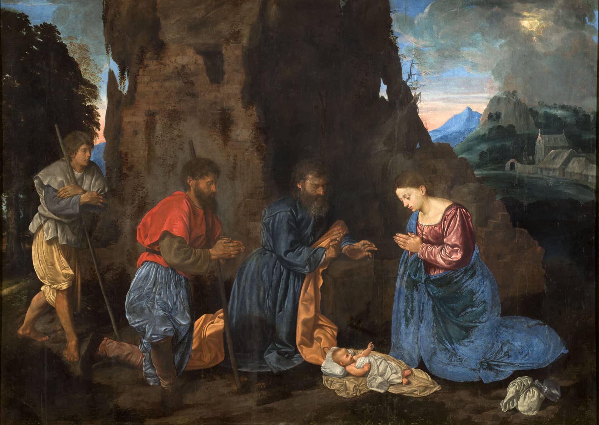 Opera di giovanni girolamo savoldo nella mostra ai musei reali di torino