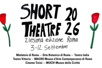 Poster ufficiale di short theatre 2026 a roma