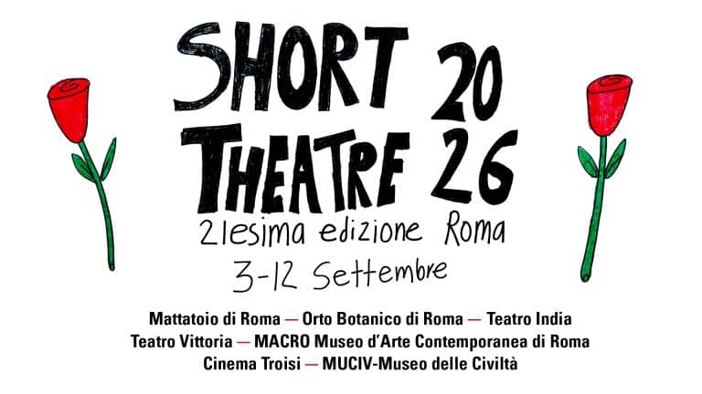 Poster ufficiale di short theatre 2026 a roma