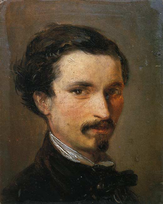 Silvestro lega, autoritratto del 1861