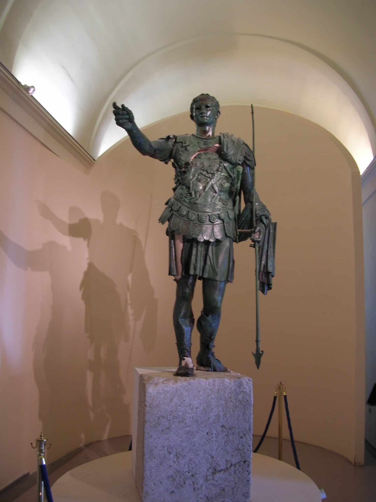 Germanico di amelia esposto nel museo civico archeologico