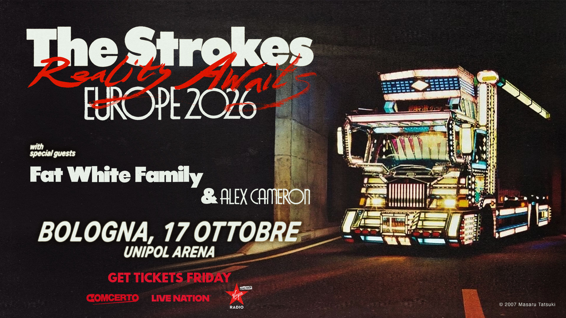 The strokes a bologna il 17 ottobre 2026 all'unipol arena