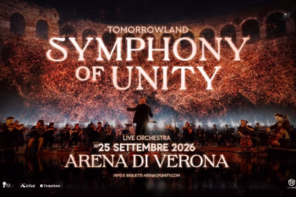 Tomorrowland symphony of unity all'arena di verona il 25 settembre 2026