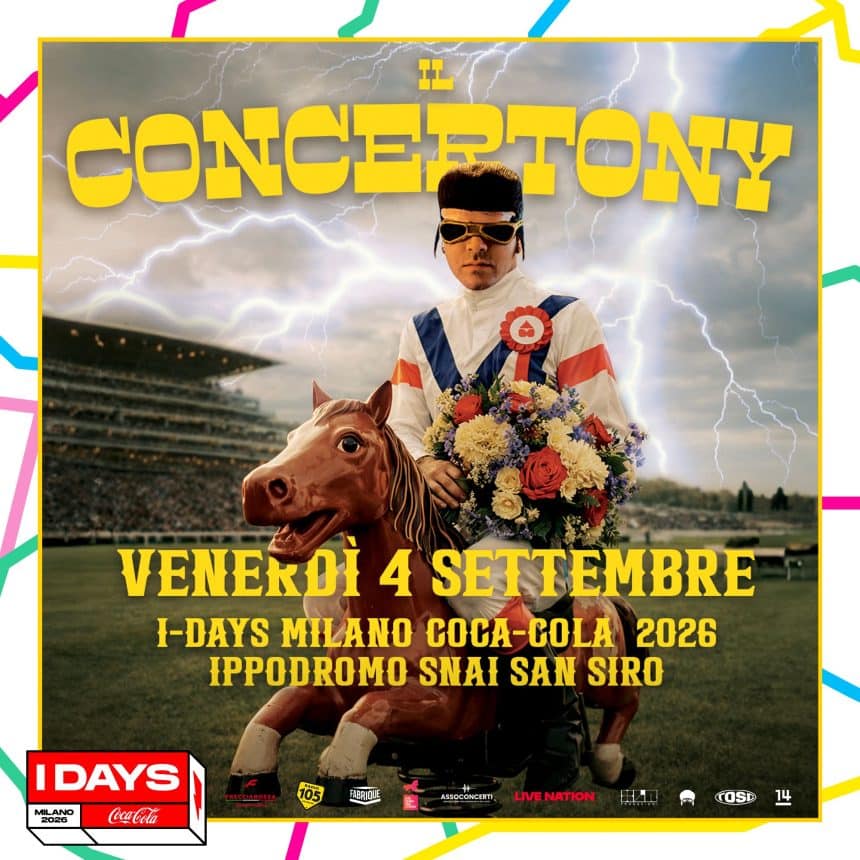 Tonypitony concertony milano 4 settembre 2026 agli i-days