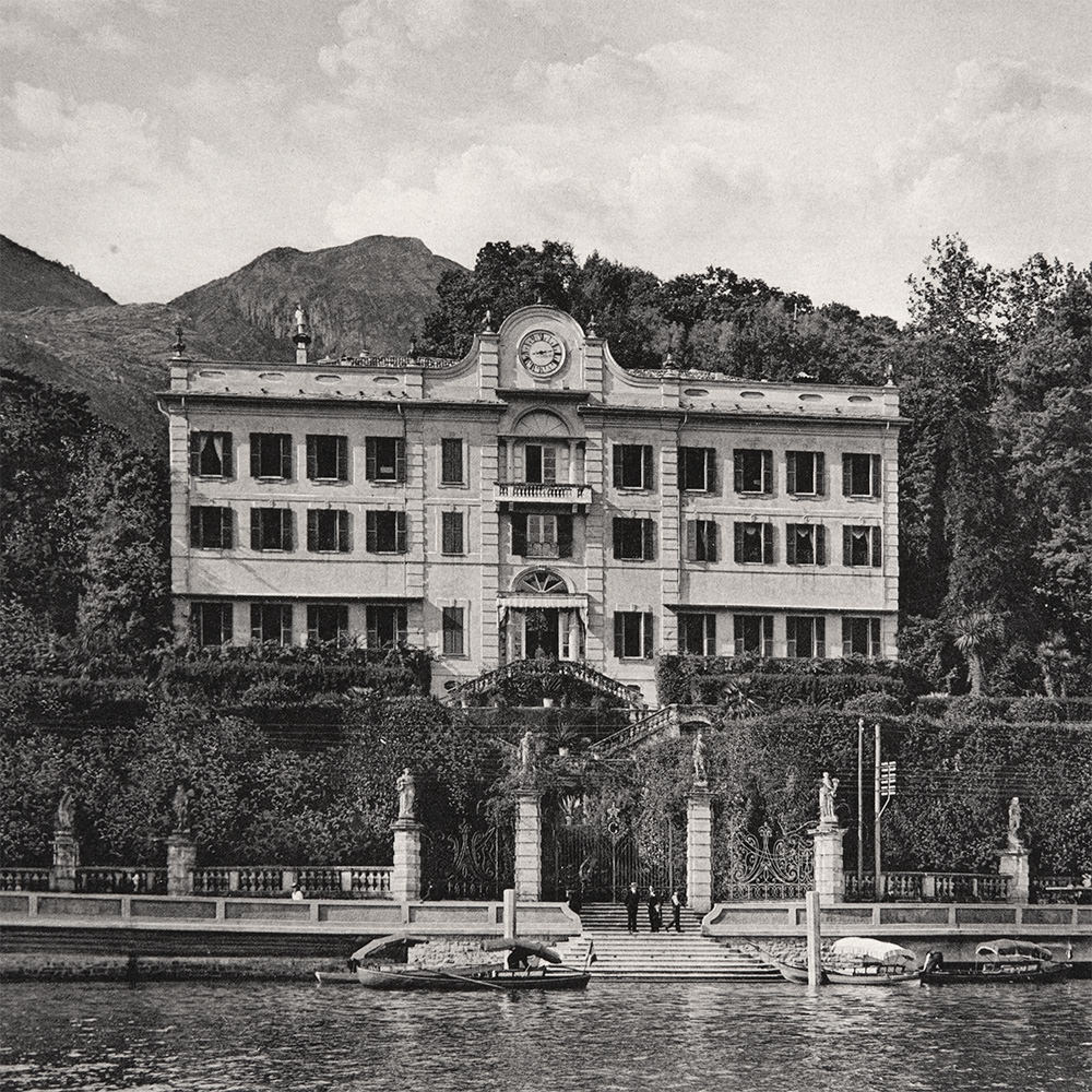 Villa carlotta sul lago di como in una fotografia storica