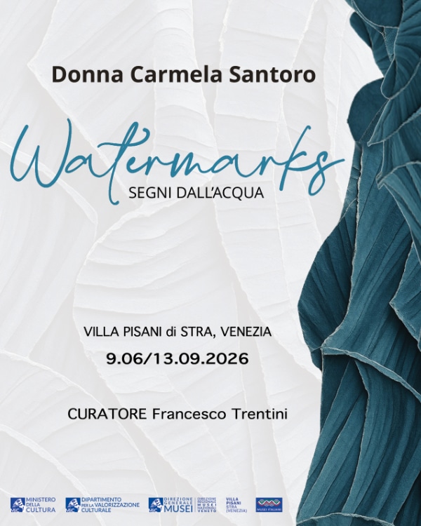Watermarks segni dall'acqua a villa pisani fino al 13 settembre 2026