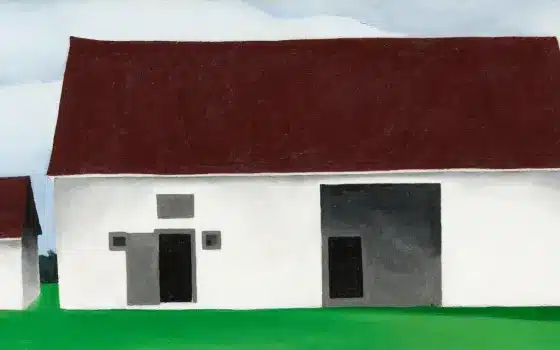 Georgia o'keeffe, stables, 1932