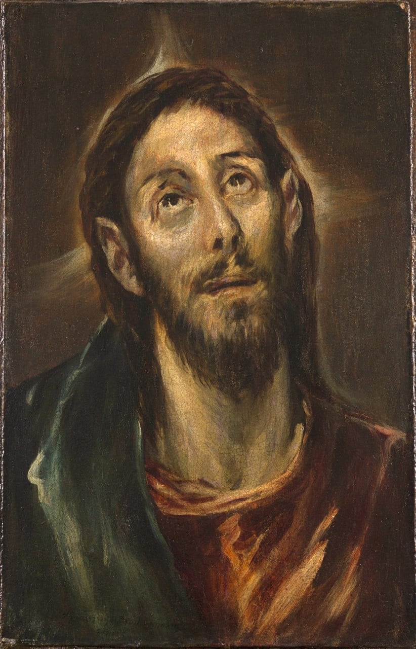 El greco, redentore, prima del restauro