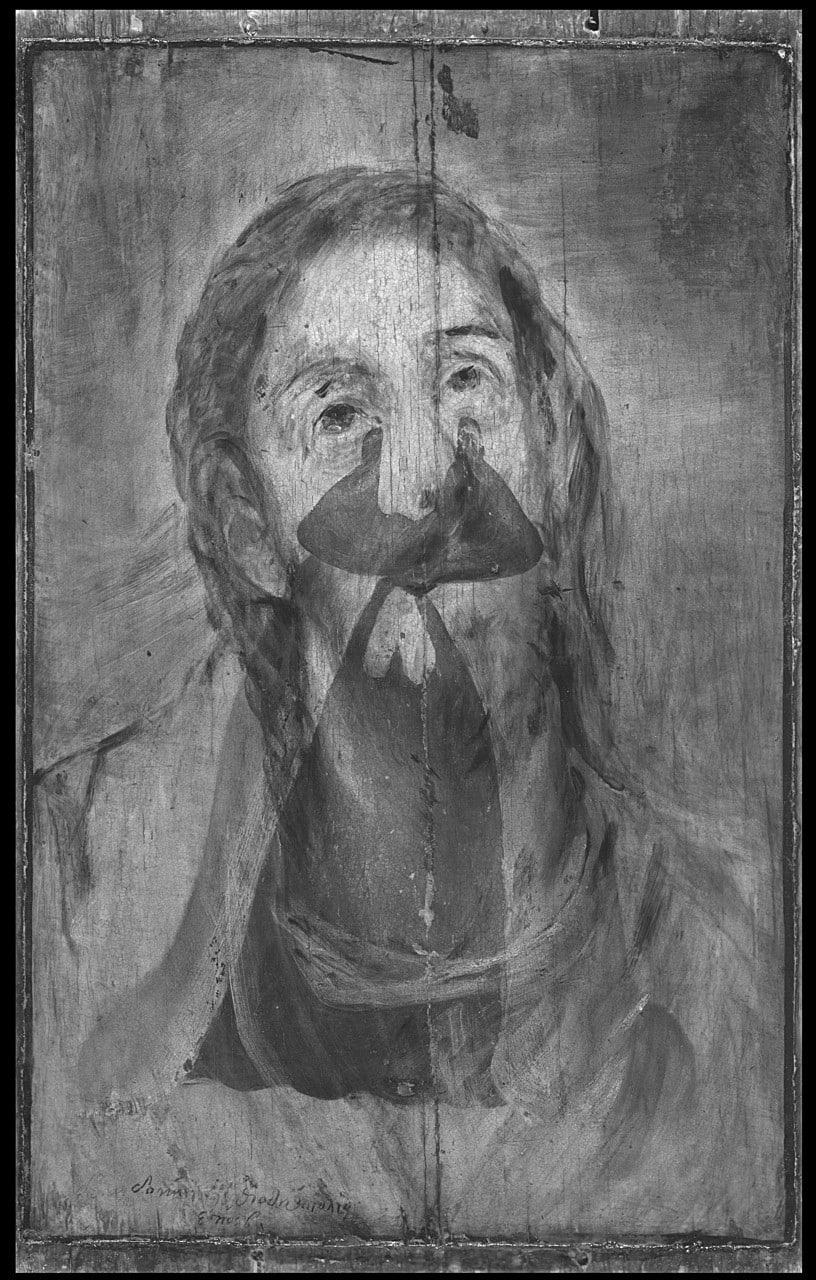 Riflettografia infrarossa del redentore di el greco