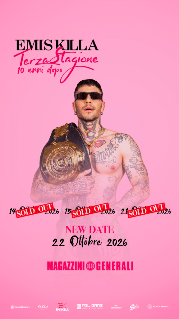 Emis killa terza stagione 10 anni dopo ai magazzini generali di milano