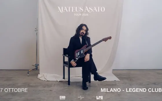 Mateus asato a milano 2026: concerto spostato al gate