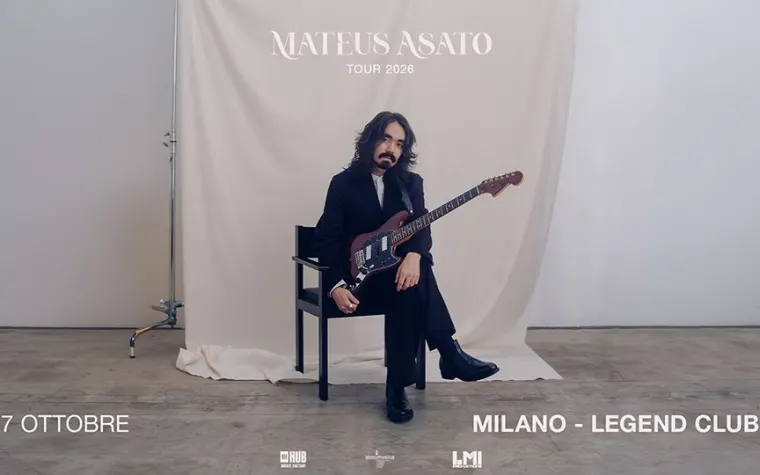 Mateus asato a milano 2026: concerto spostato al gate