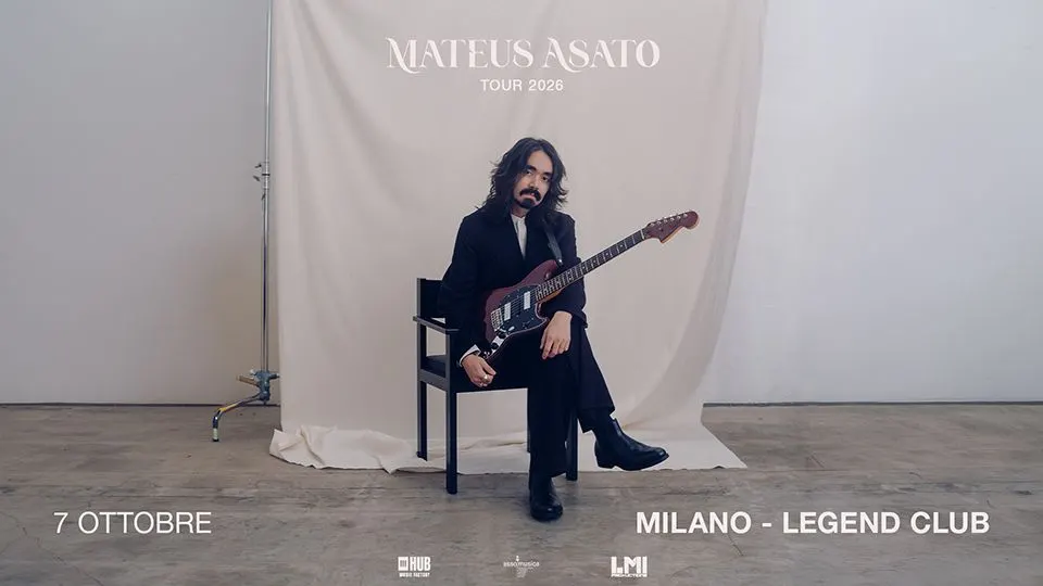 Mateus asato in concerto a milano nel 2026