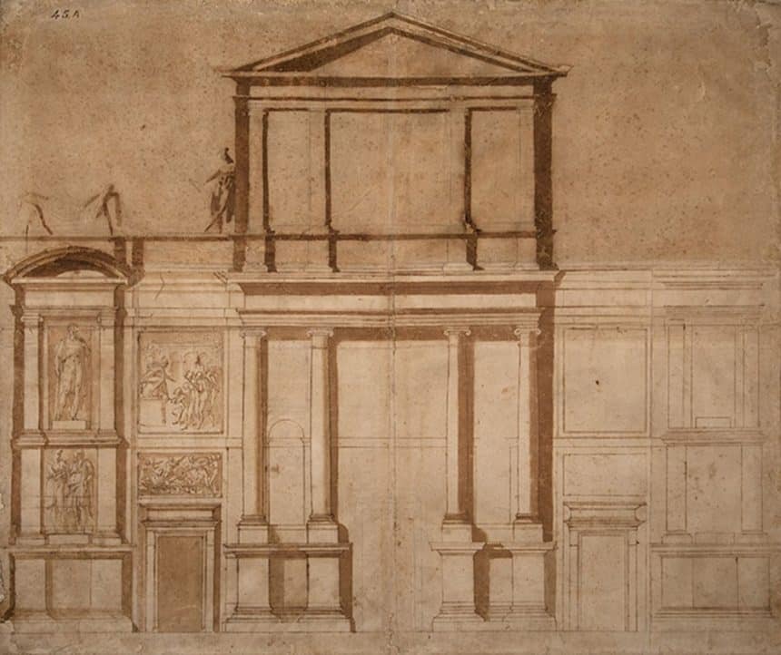 Michelangelo, primo progetto per la facciata della basilica di san lorenzo a firenze