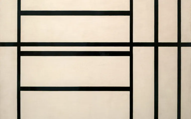 Mondrian, il restauro rivela il segreto delle linee nere