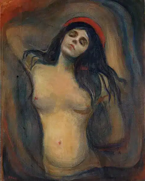 Madonna di edvard munch nella versione del national museum di oslo