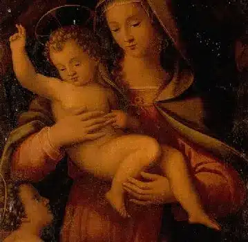 Madonna con bambino e san giovannino di niccolò betti, un'opera diversa da quella restaurata a scranton