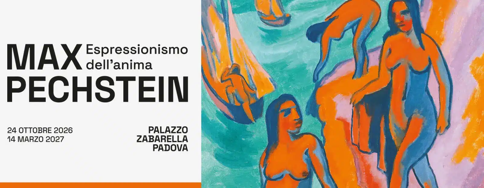 Locandina della mostra max pechstein espressionismo dell'anima a palazzo zabarella
