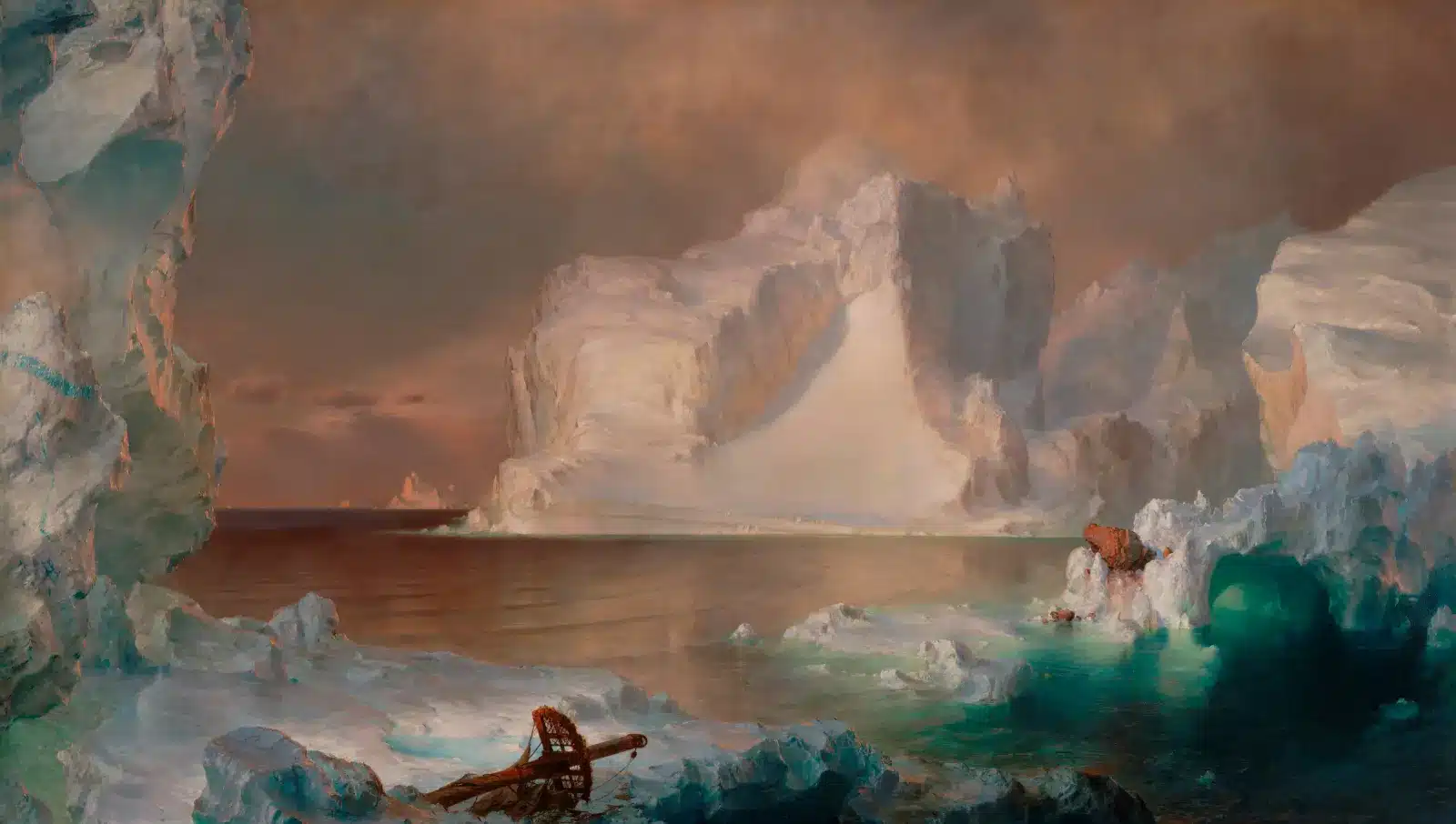 The icebergs di frederic edwin church, 1861