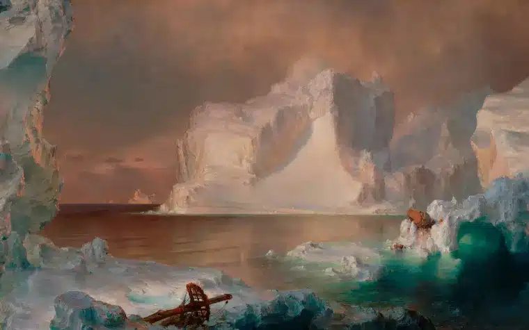 The icebergs di frederic edwin church, 1861