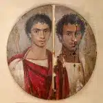 Tondo dei due fratelli: il restauro del fayum
