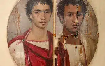 Tondo dei due fratelli: il restauro del fayum
